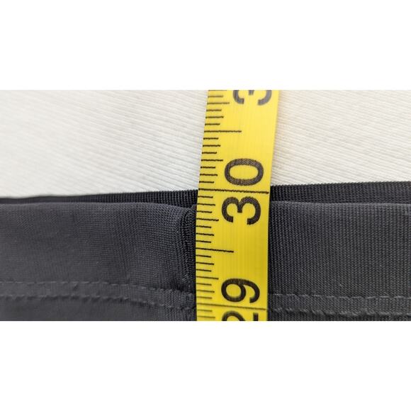 Vintage Rafael Studio Black Nylon Spandex Knit Pants Medium Made in USA pull on - Picture 9 of 10